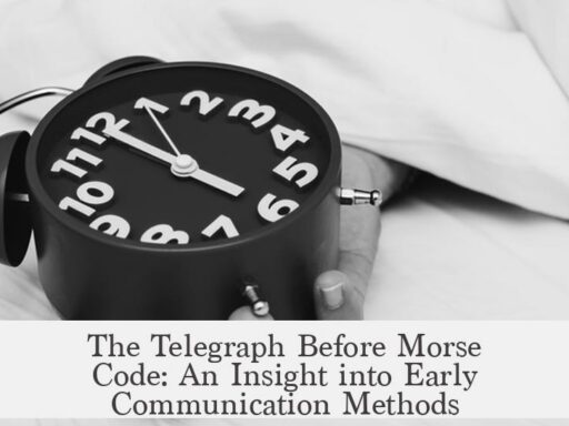 The Telegraph Before Morse Code: An Insight into Early Communication Methods