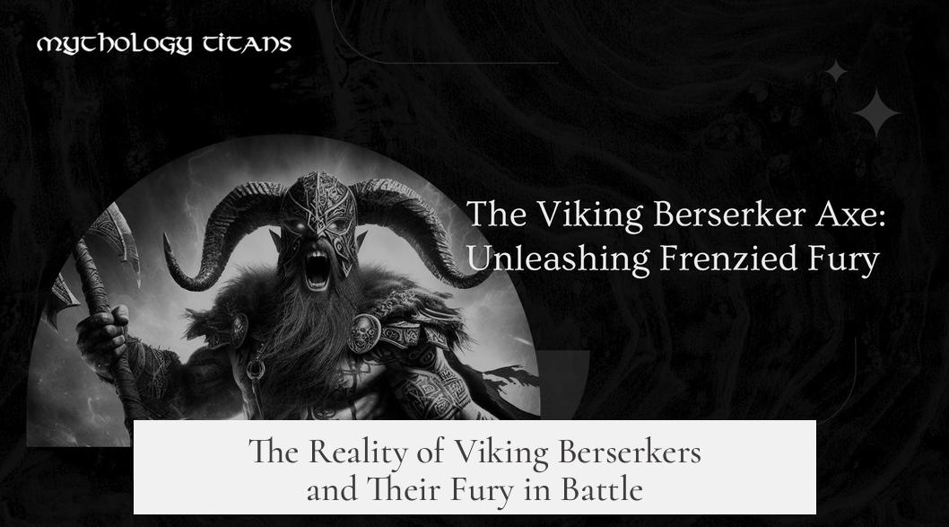 The Reality of Viking Berserkers and Their Fury in Battle
