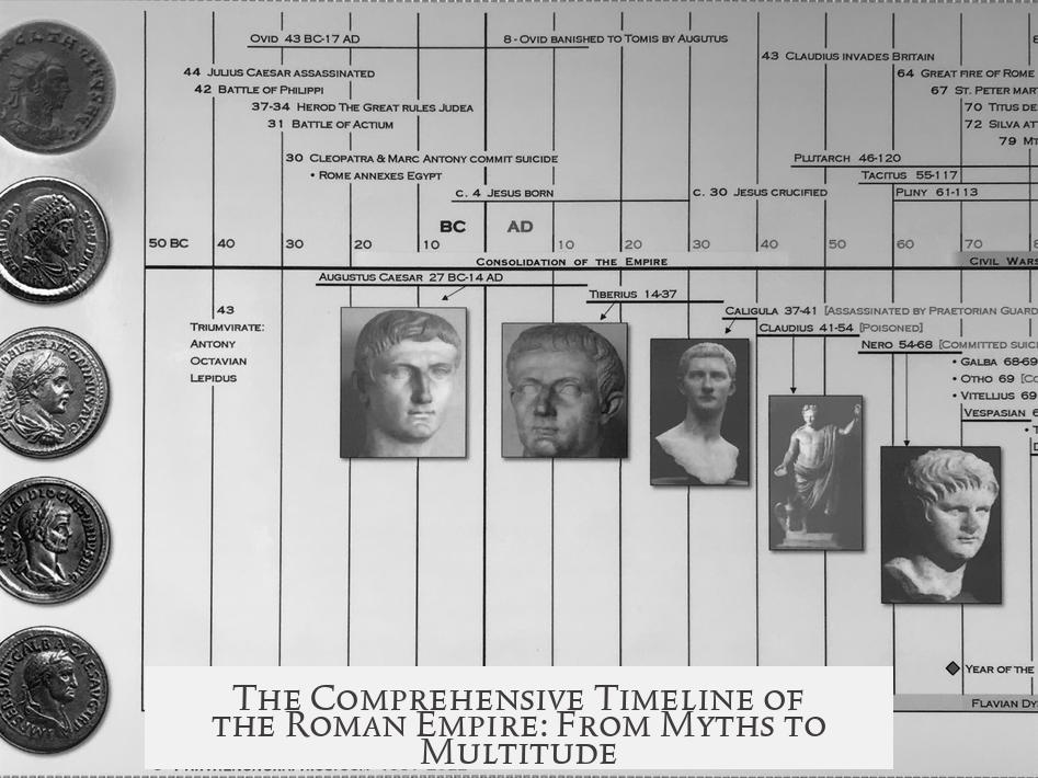 The Comprehensive Timeline of the Roman Empire: From Myths to Multitude