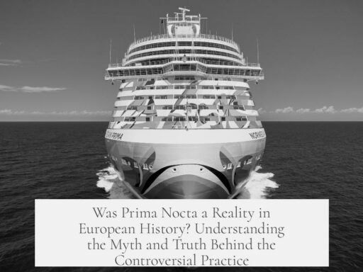 Was Prima Nocta a Reality in European History? Understanding the Myth and Truth Behind the Controversial Practice