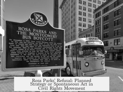 Rosa Parks' Refusal: Planned Strategy or Spontaneous Act in Civil Rights Movement