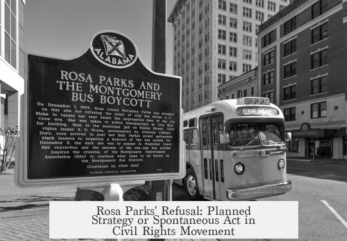 Rosa Parks' Refusal: Planned Strategy or Spontaneous Act in Civil Rights Movement