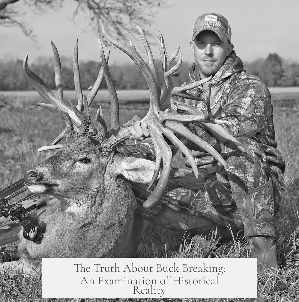 The Truth About Buck Breaking: An Examination of Historical Reality