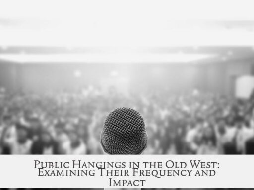 Public Hangings in the Old West: Examining Their Frequency and Impact