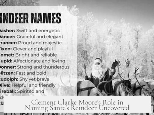 Clement Clarke Moore's Role in Naming Santa's Reindeer Uncovered