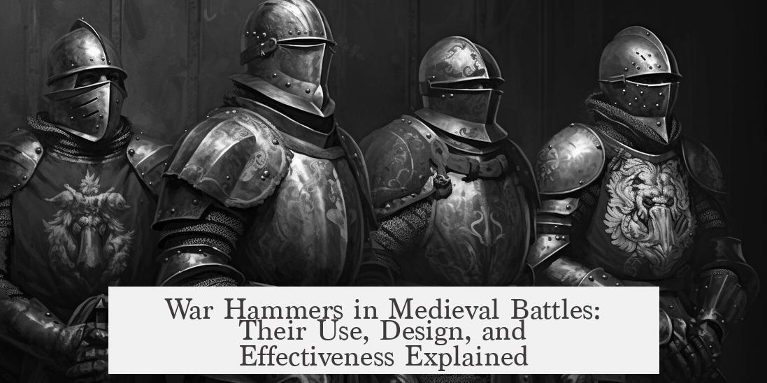 War Hammers in Medieval Battles: Their Use, Design, and Effectiveness Explained