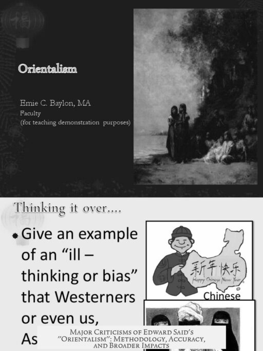 Major Criticisms of Edward Said's "Orientalism": Methodology, Accuracy, and Broader Impacts