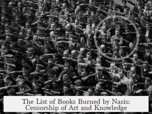 The List of Books Burned by Nazis: Censorship of Art and Knowledge