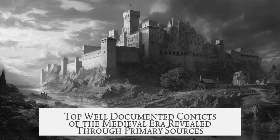 Top Well Documented Conflicts of the Medieval Era Revealed Through Primary Sources