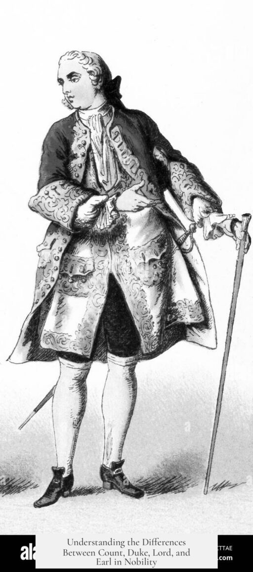 Understanding the Differences Between Count, Duke, Lord, and Earl in Nobility