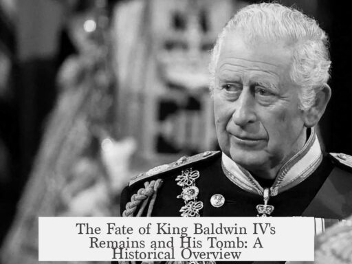 The Fate of King Baldwin IV's Remains and His Tomb: A Historical Overview