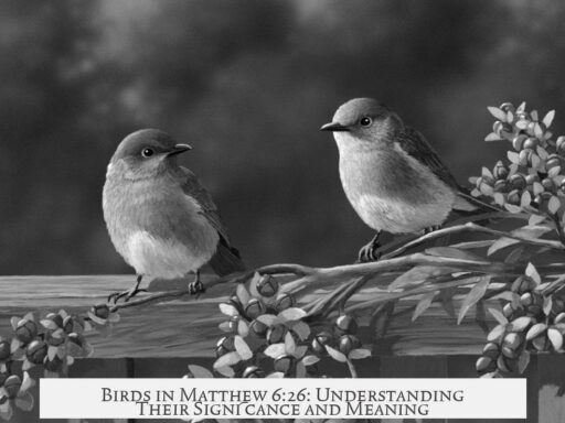Birds in Matthew 6:26: Understanding Their Significance and Meaning