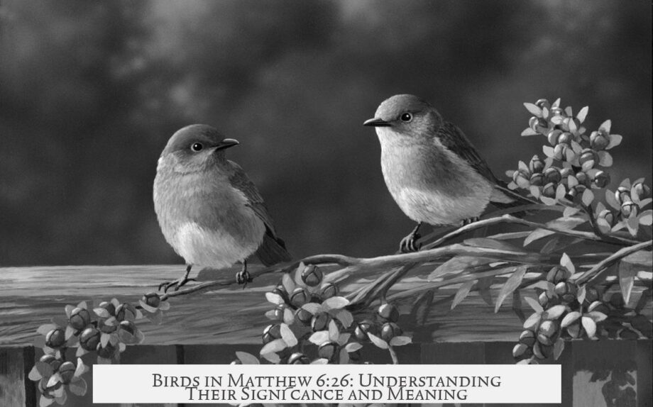Birds in Matthew 6:26: Understanding Their Significance and Meaning