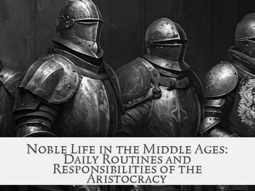 Noble Life in the Middle Ages: Daily Routines and Responsibilities of the Aristocracy