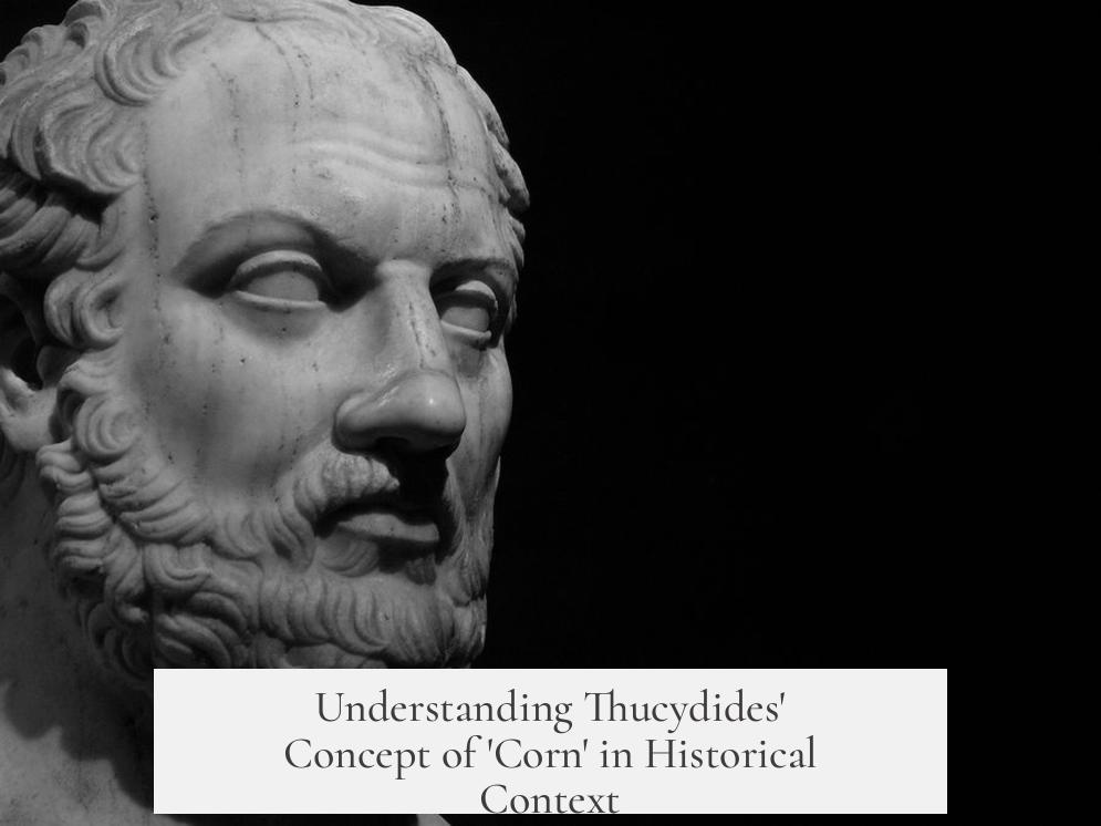 Understanding Thucydides' Concept of 'Corn' in Historical Context