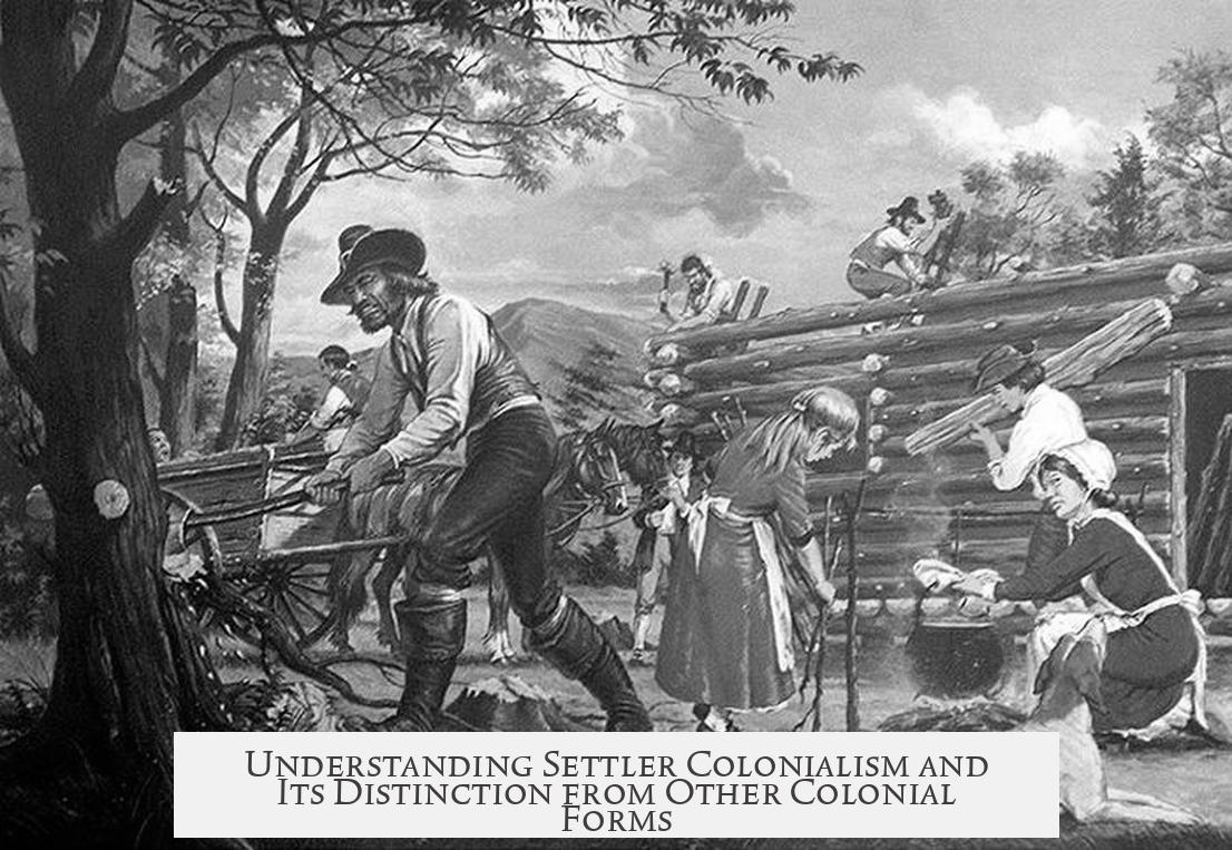 Understanding Settler Colonialism and Its Distinction from Other Colonial Forms