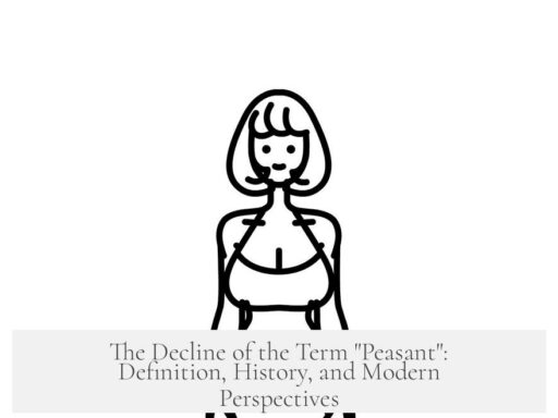 The Decline of the Term "Peasant": Definition, History, and Modern Perspectives