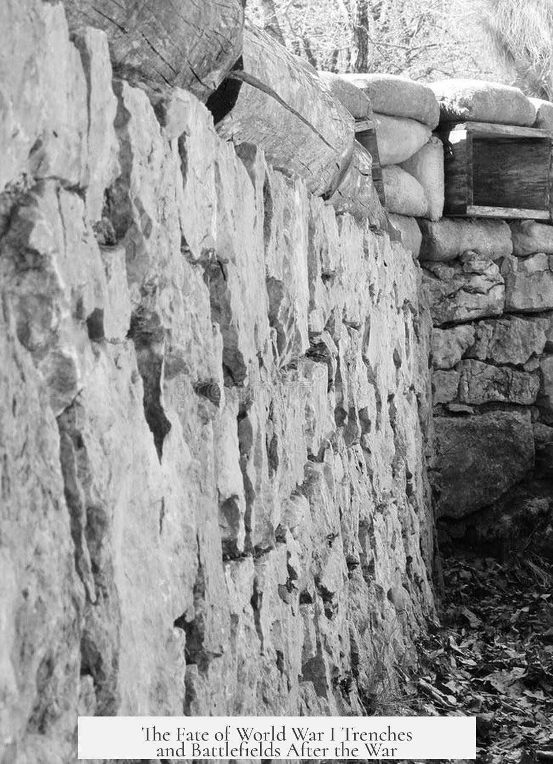 The Fate of World War I Trenches and Battlefields After the War