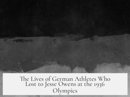 The Lives of German Athletes Who Lost to Jesse Owens at the 1936 Olympics