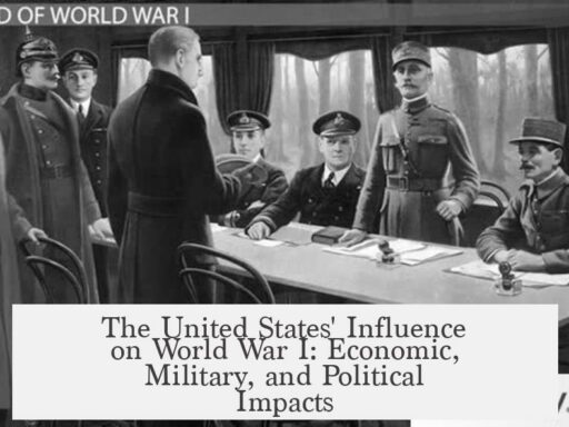 The United States' Influence on World War I: Economic, Military, and Political Impacts