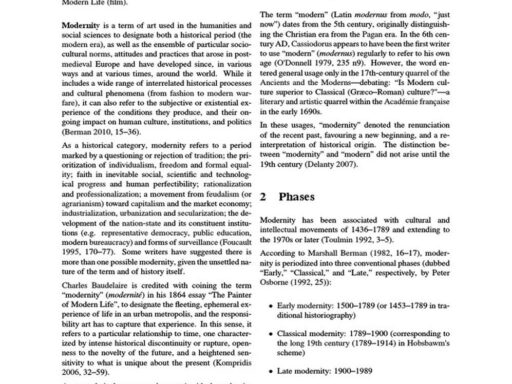 Defining Modernity: A Clear Overview of Its Meaning and Timeline