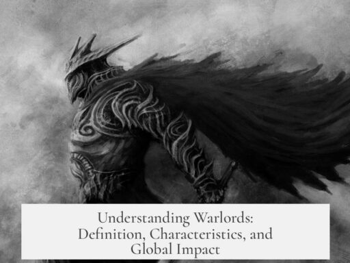 Understanding Warlords: Definition, Characteristics, and Global Impact