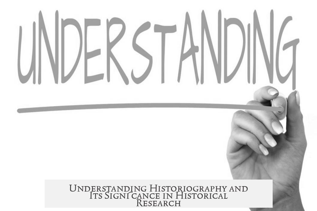 Understanding Historiography and Its Significance in Historical Research