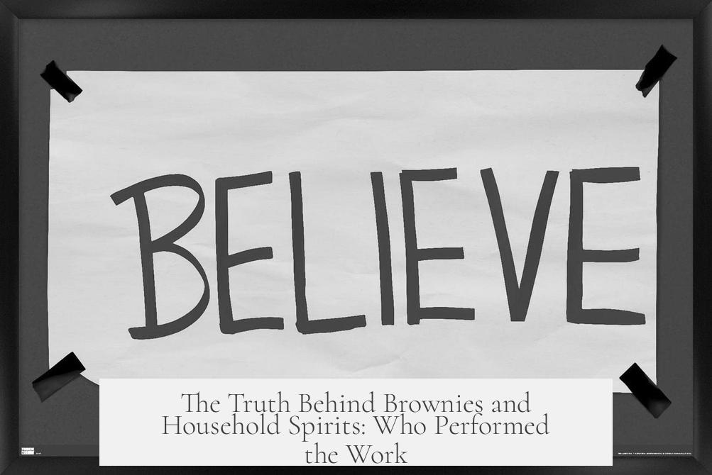 The Truth Behind Brownies and Household Spirits: Who Performed the Work