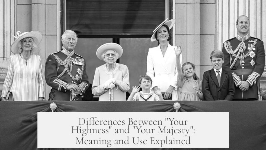 Differences Between “Your Highness” and “Your Majesty”: Meaning and Use ...