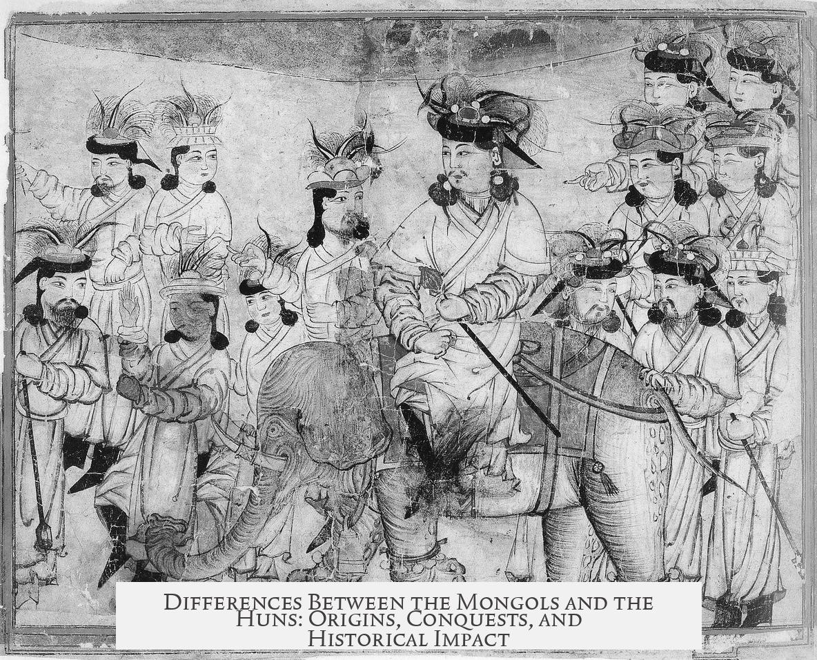 Differences Between the Mongols and the Huns: Origins, Conquests, and Historical Impact