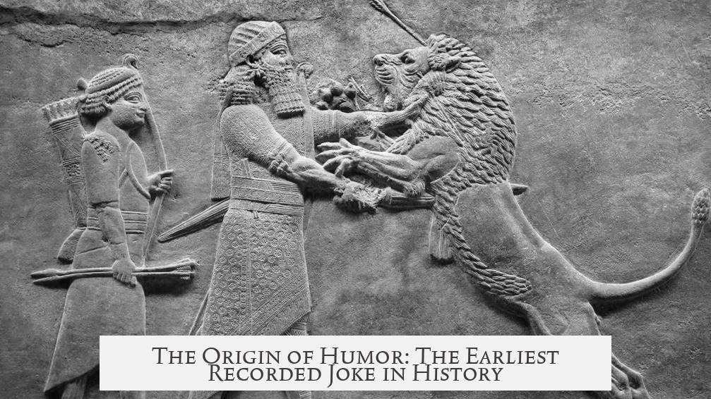 The Origin of Humor: The Earliest Recorded Joke in History