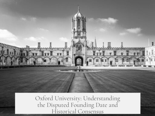 Oxford University: Understanding the Disputed Founding Date and Historical Consensus