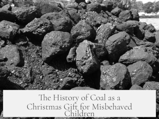 The History of Coal as a Christmas Gift for Misbehaved Children