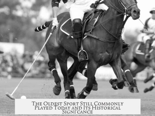 The Oldest Sport Still Commonly Played Today and Its Historical Significance