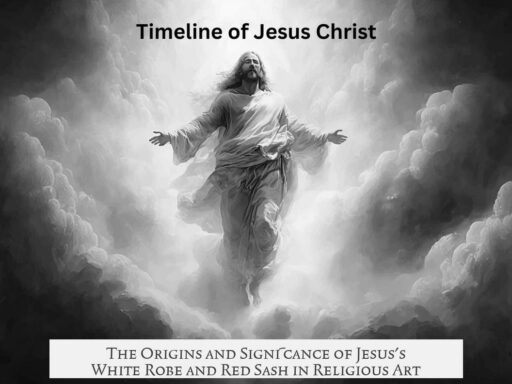 The Origins and Significance of Jesus's White Robe and Red Sash in Religious Art