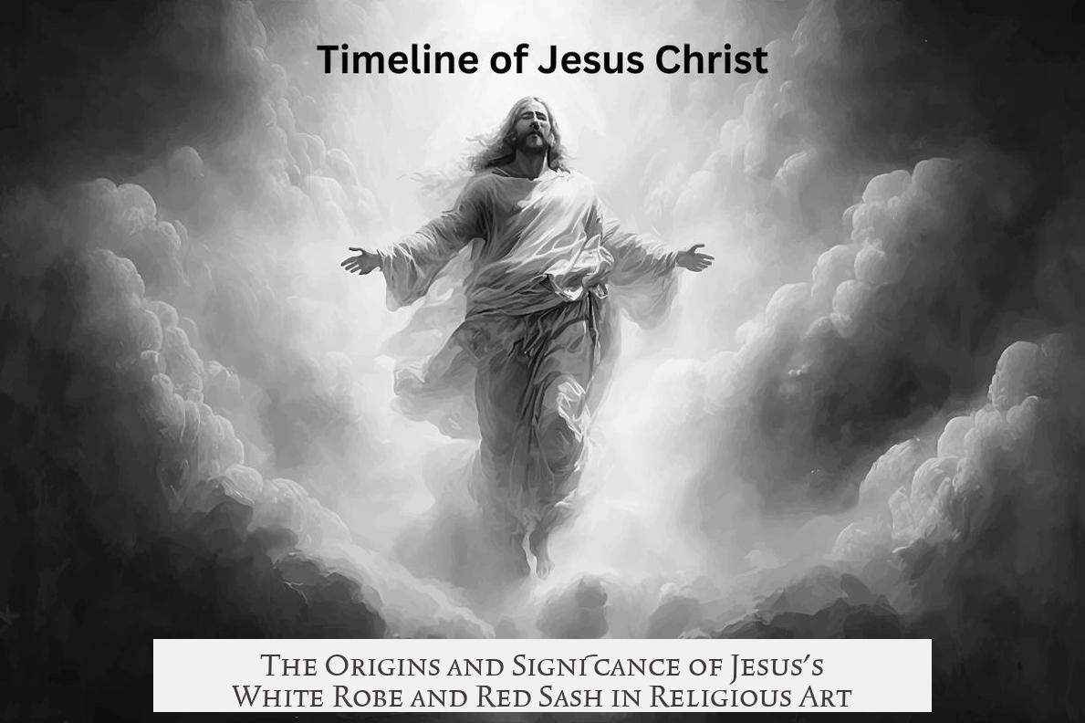 The Origins and Significance of Jesus's White Robe and Red Sash in Religious Art