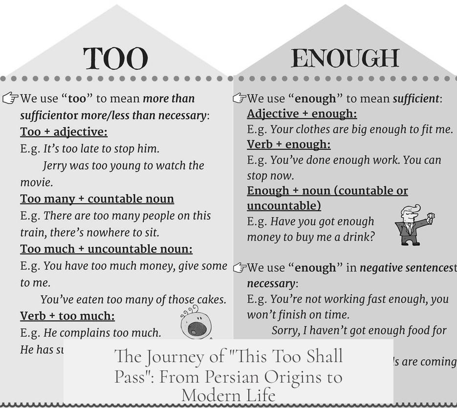 The Journey of "This Too Shall Pass": From Persian Origins to Modern Life