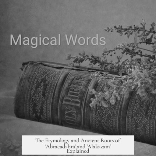 The Etymology and Ancient Roots of 'Abracadabra' and 'Alakazam' Explained