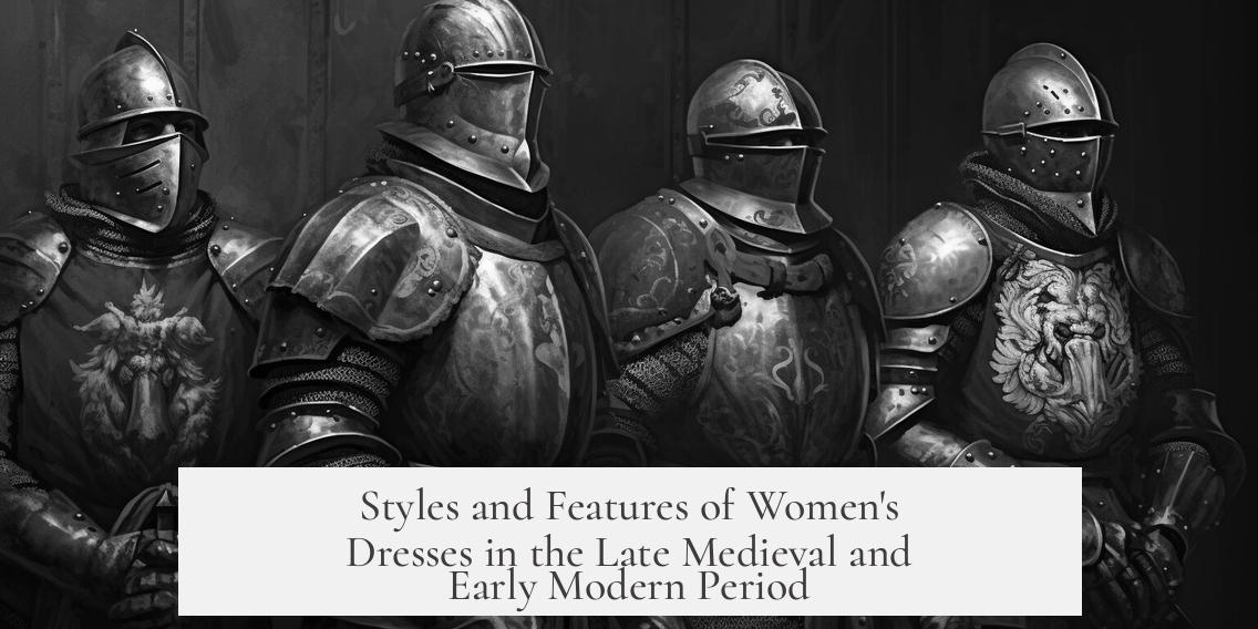 Styles and Features of Women's Dresses in the Late Medieval and Early Modern Period