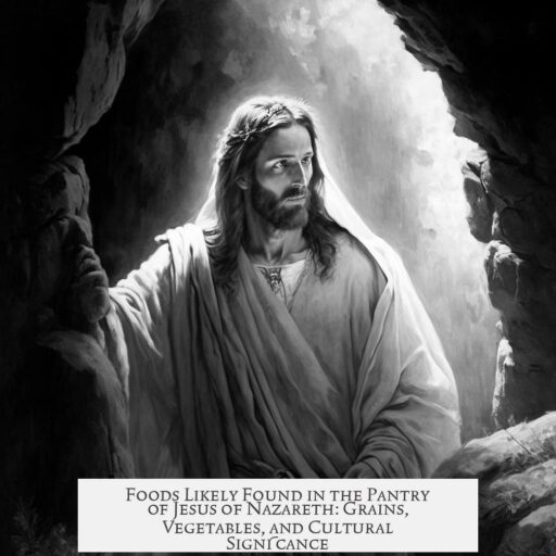 Foods Likely Found in the Pantry of Jesus of Nazareth: Grains, Vegetables, and Cultural Significance