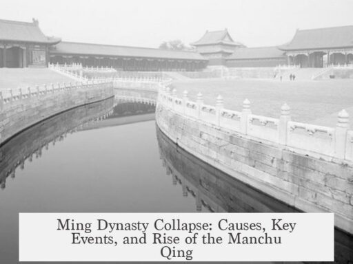 Ming Dynasty Collapse: Causes, Key Events, and Rise of the Manchu Qing