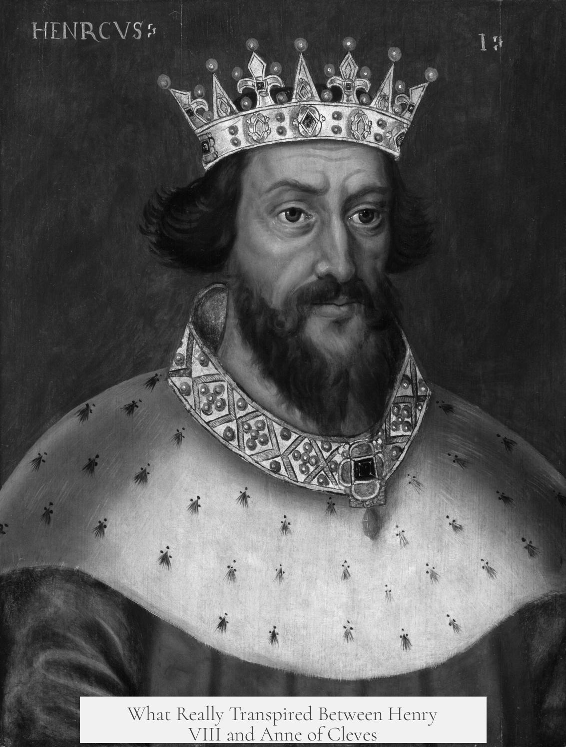 What Really Transpired Between Henry VIII and Anne of Cleves