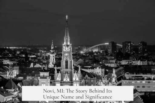 Novi, MI: The Story Behind Its Unique Name and Significance
