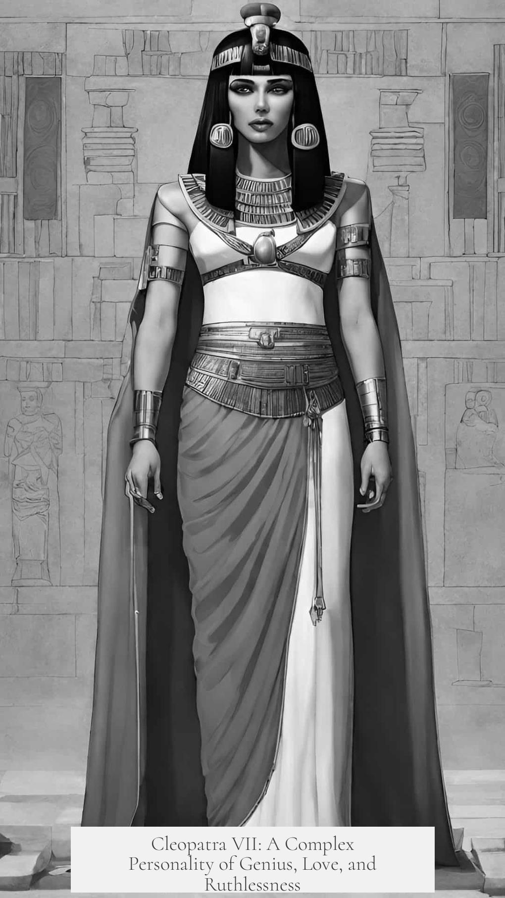 Cleopatra VII: A Complex Personality of Genius, Love, and Ruthlessness