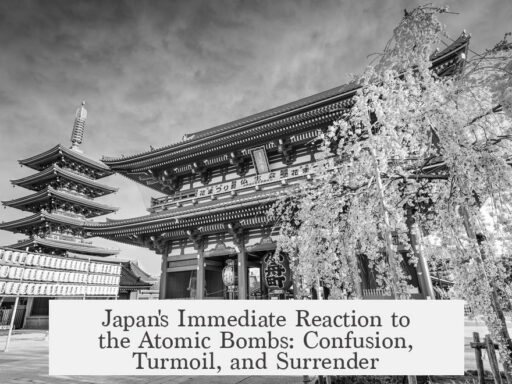Japan's Immediate Reaction to the Atomic Bombs: Confusion, Turmoil, and Surrender