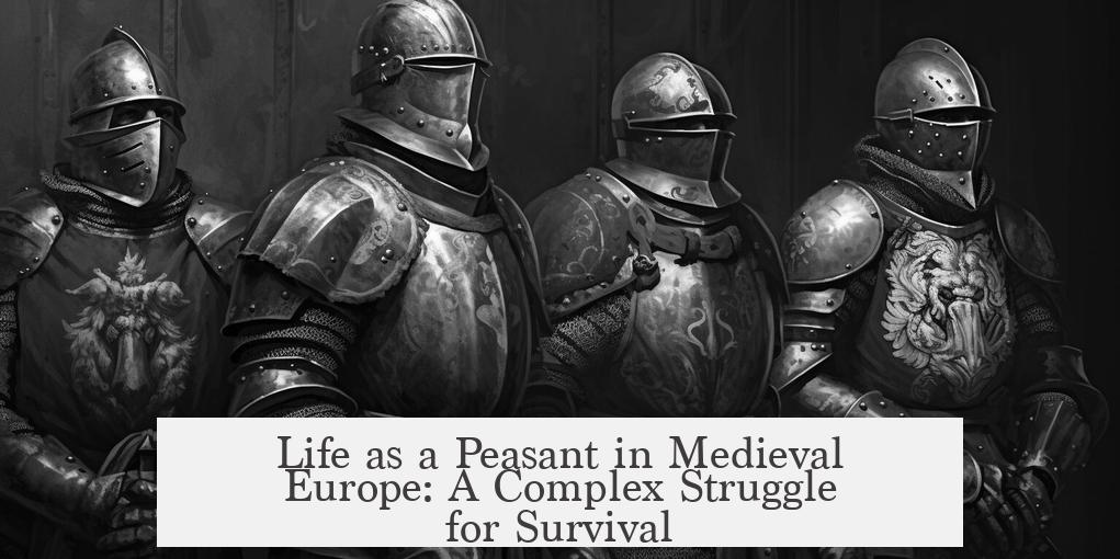 Life as a Peasant in Medieval Europe: A Complex Struggle for Survival