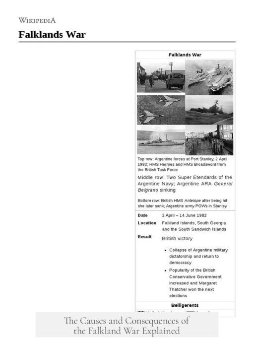 The Causes and Consequences of the Falkland War Explained