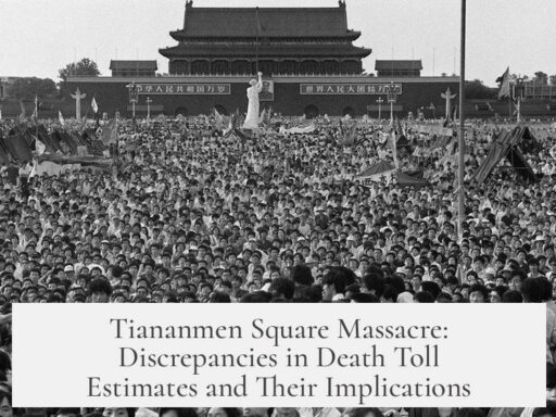 Tiananmen Square Massacre: Discrepancies in Death Toll Estimates and Their Implications