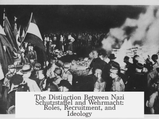The Distinction Between Nazi Schutzstaffel and Wehrmacht: Roles, Recruitment, and Ideology