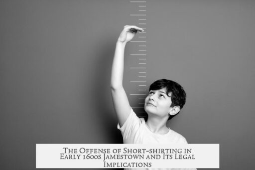 The Offense of Short-shirting in Early 1600s Jamestown and Its Legal Implications
